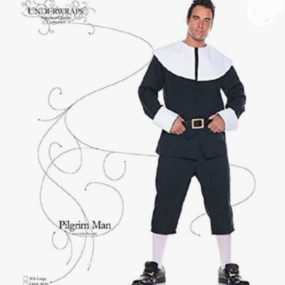 Underwraps Pilgrim Man Costume